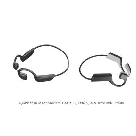 G-100 bone conduction bluetooth headset ear-mounted (Option: B-Set)